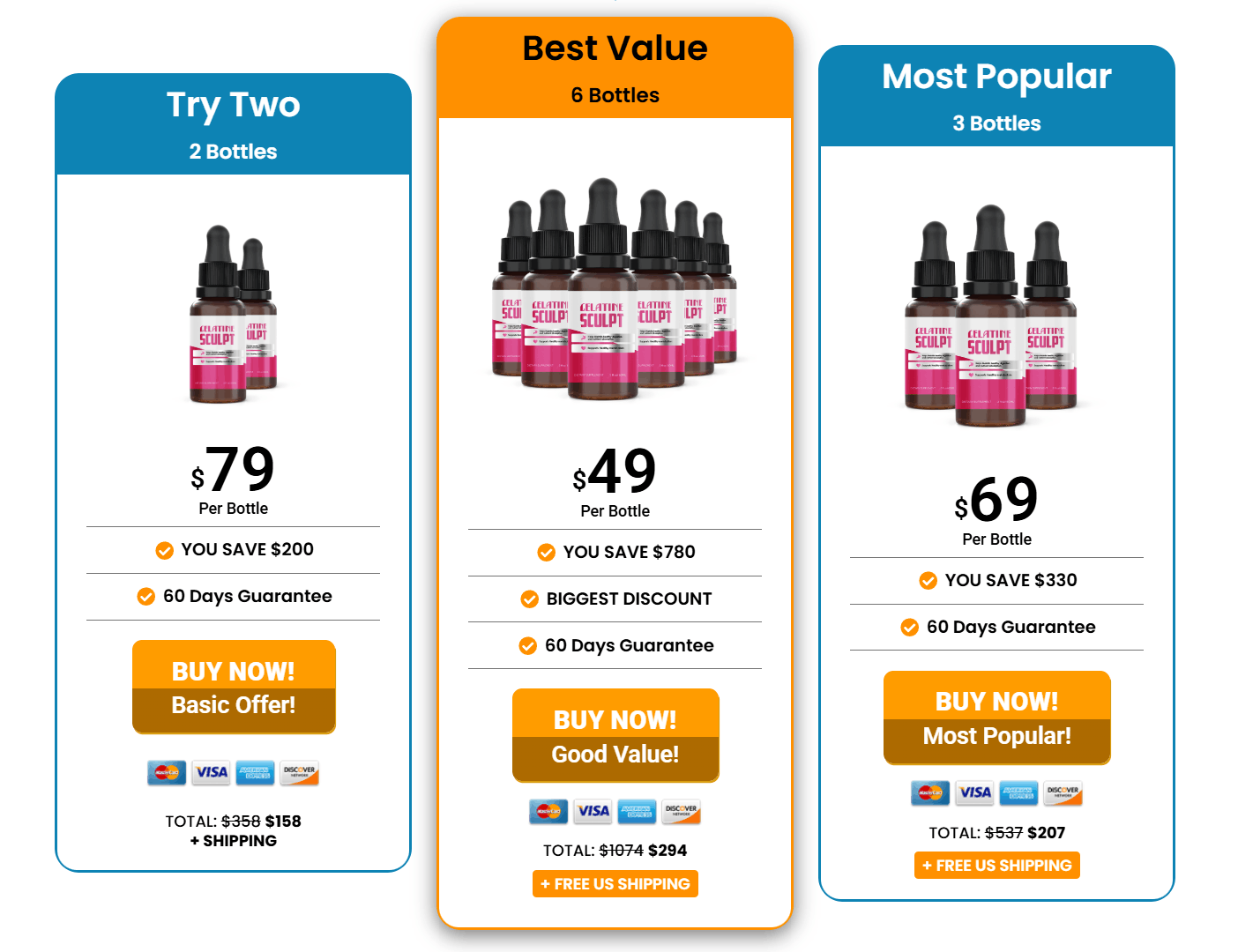 Gelatine Sculpt discounts